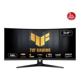 ASUS TUF Gaming VG34VQ3B Monitor Gaming Curvo 34" UWQHD (3440x1440) 180Hz 1ms VA, FreeSync Premium, DisplayHDR 400, HDMI/DisplayPort Precio: 356.58999959. SKU: B1JWYABEZ2