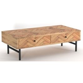 DKD Home Decor Mesa de centro moderna Espiga de acacia y metal 110x60x45 cm Precio: 375.50000059. SKU: B15FT2LRTM