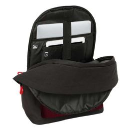 Safta Mochila Doble Vulcan para Portátil 15,6" + USB, 31x44x18 cm