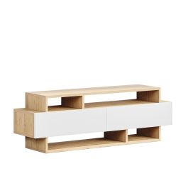 Mueble de TV Alexandra House Living Blanco Marrón 125 x 42 x 32 cm Precio: 147.8899994. SKU: B1HN74D9W7