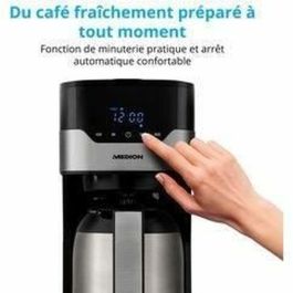 Cafetera de filtro programable con jarra - MEDION - MD 18458 - isotérmica - 900W - 1,2 L Cafetera de filtro programable con jarra - MEDION - MD 18458 - isotérmica - 900W - 1,2 L