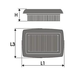 Green Filters Filtro Moto MS0516