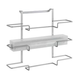 Soporte triple de puerta para film/aluminio 'galileo' 36x9x30cm metaltex Precio: 17.5000001. SKU: S7911590