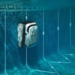 Cecotec Limpiafondos automático piscina CONGA POOLDROID 5000, 120min, filtro 180μm, negro