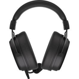 ENDORFY Auriculares VIRO Plus USB con Conector 3.5 mm para Música/Uso Diario, Supraaural, Micrófono Boom Extraíble, Negro