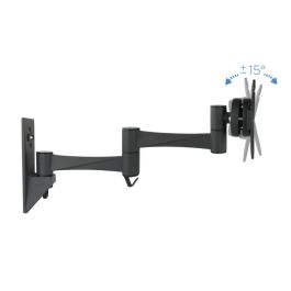 Tooq Soporte Pared TV LP2323TN-B para Pantallas 13"-27" Giratorio e Inclinable, VESA 75x75/100x100, Negro