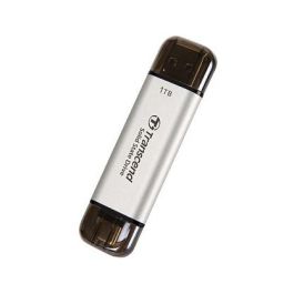 Transcend ESD310S 1TB SSD Externo USB 10Gbps Type C/A Plata