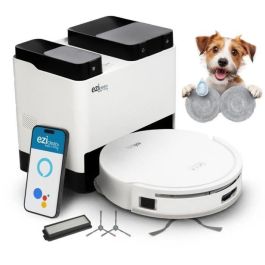 EZICLEAN All In One Z12 Ultra - Robot aspirador y mopa conectado con base de vaciado - 270 min - 14,4 V - 1,8 L - Blanco Precio: 639.50000037. SKU: B1DSXB2XL9