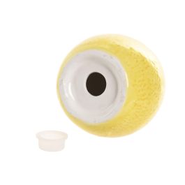 DKD Home Decor Salero Mediterraneo Limones Amarillo Azul Dolomita Set de 2 Piezas 6.5 x 9 x 6.5 cm