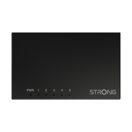 STRONG SW5000M Switch Conmutador Gigabit Ethernet de 5 Puertos 10/100/1000 Mbps Metálico, Silencioso Sin Ventilador para Red Doméstica, Negro Precio: 20.50000029. SKU: B1CHGT8ABW