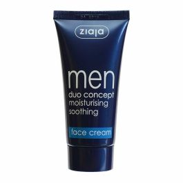 Ziaja MEN Crema Facial Hidratante para Hombre con SPF6, Tratamiento Matificante y Normalizante de Rápida Absorción 50 ml