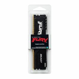 Kingston KF432C16BB1/16 Memoria RAM Fury Beast 16GB (1x16GB) DDR4 3200MT/s CL16 con perfil XMP 2.0 Color Negro
