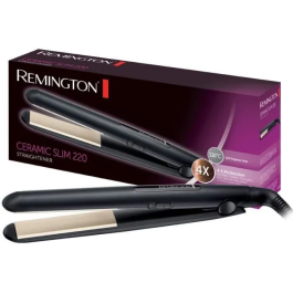 Remington Plancha de Pelo Ceramic Slim S1510 Antiestática Cerámica Turmalina Teflón Calentamiento Rápido 220°C Placas Extra Largas Negro Precio: 20.78999978. SKU: S6503666