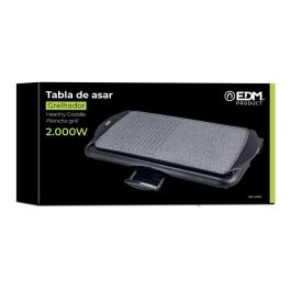 Edm Tabla de Asar Efecto Piedra 2000W 61.5x31x8 cm
