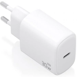 Aisens Cargador de Pared GaN A110-0975, 1xUSB-C PD3.0, 30W, Blanco Precio: 7.2358. SKU: B16T2KR52L