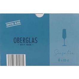 Inde Set 6 Copas de Champagne "Sen" 22 cl (4 x 5 x 22 cm)