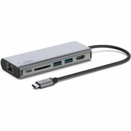 Hub USB Belkin AVC008BTSGY Plateado