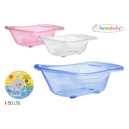 Formybaby Bañera Infantil Transparente 50Lt, 88x50x23cm, 1230g (6 Unidades)