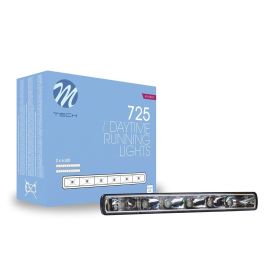 M-Tech MTECLDO725 Luces Diurnas LED OSRAM Súper Blancas 12V Homologadas E8/RL 180x21x36mm con Caja Control Externa M-Tech MTECLDO725 Luces Diurnas LED OSRAM Súper Blancas 12V Homologadas E8/RL 180x21x36mm con Caja Control Externa