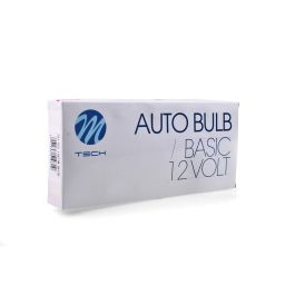 M-Tech MTECZ51 Lámpara Halógena BA15d 12V 21W Clear. Fabricada con Vidrio de Cuarzo Templado para 300 Horas de Vida Útil - Pack 10 Unidades