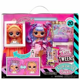 L.O.L. Surprise! LIT591757EUC Muñeca Tweens Surprise Swap Fashion Doll- Buns-2- Braids Bailey, 17 cm