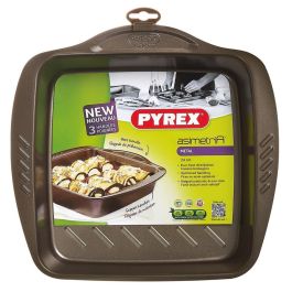 Fuente Cuadrada Acero Asimetria Pyrex 24x24 cm Precio: 12.98999977. SKU: B13ZNREH6S