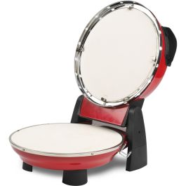 G3 Ferrari G 10032 Pizzeria Snack Napoletana Rojo, Horno para Pizza con Piedra, hasta 31cm, 400°C, 1200W, Incluye Accesorios