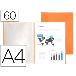 Carpeta Liderpapel Escaparate 60 Fundas Polipropileno Din A4 Naranja Fluor Opaco Precio: 5.50000055. SKU: B12CT4P23H