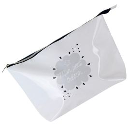 Tom et Zoe Neceser/Botiquín Puericultura 37x23x10 cm Colección Rosa Azul Blanco Ideal para Medicamentos o Utensilios Cierre Cremallera