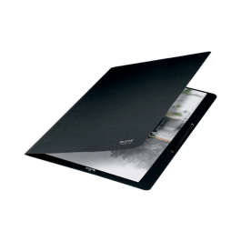 Leitz Carpeta Recycle Gomas DIN A4 Cartón Reciclable 100% Negro