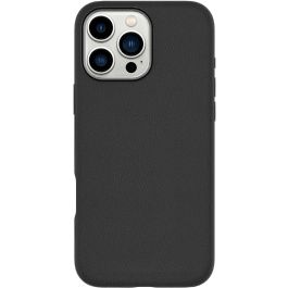eSTUFF iPhone 16 Pro INFINITE VENICE Magnetic Leather Cover - Black - 86% recycled plastic