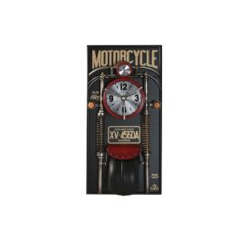 Reloj de Pared Home ESPRIT Negro Rojo Dorado PVC Metal Moto Vintage 60 x 18 x 120 cm Precio: 217.49999986. SKU: B1CYHXSBRM