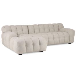 DKD Home Decor 2c24 Sofá Chaiselongue de Poliéster Color Beige - Dimensiones: 272 cm Ancho x 168 cm Fondo x 76 cm Alto Precio: 2142.58999977. SKU: B13CM9RJVJ