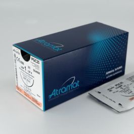 Atramat Sutura Sintética Absorbible Monofilamento Poliglecaprona 3-0 Aguja Triangular 3/8 24 mm H90 cm Violeta 12 Unidades Precio: 54.6900002. SKU: B1FJKRMT8L