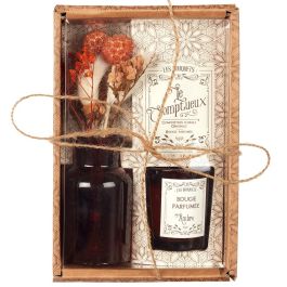 Vela Perfumada Con Flores Secas Home Deco Factory