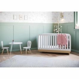 Demeyere AUC1703287645149 Conjunto FIMIANA 1 mesa + 2 sillas, estilo escandinavo, Blanco mate / Roble Kronberg Demeyere AUC1703287645149 Conjunto FIMIANA 1 mesa + 2 sillas, estilo escandinavo, Blanco mate / Roble Kronberg