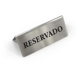 Placa de Acero Reservado My Bar (24 Unidades) Placa de Acero Reservado My Bar (24 Unidades)