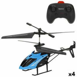 Helicóptero con Radiocontrol Colorbaby (4 Unidades) Helicóptero con Radiocontrol Colorbaby (4 Unidades)