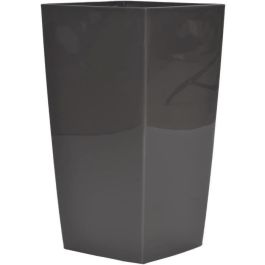 Maceta RIVIERA Nuance - Cuadrada - 38 x 38 x H 69 cm - Gris brillo Maceta RIVIERA Nuance - Cuadrada - 38 x 38 x H 69 cm - Gris brillo