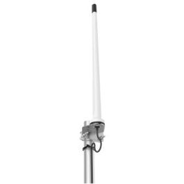 Poynting Antennas A-OMNI-0121-V3 Antena LTE/GSM Omnidireccional 2.4dBi para Mástil/Pared con Cable de 8m SMA (M) Blanco