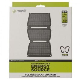 Panel solar fotovoltaico Muvit MCSCH0002 15 W 59,6 x 22,4 cm 22,4 x 19,8 cm