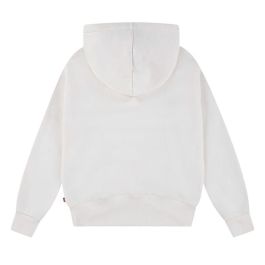 Sudadera con Capucha Niña Levi's Batwing Patch Blanco S