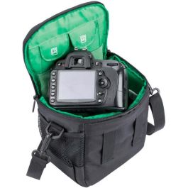 Rivacase 7420 Bolsa de Hombro para Cámara SLR, Poliéster Negra, Resistente al Polvo y Rayones