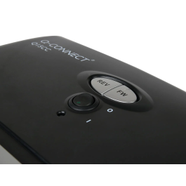 Q-connect Destructora KF15553: 15 Hojas, Corte Partículas 4x30mm, Nivel Seguridad P-4, Papelera 35L, Destruye Grapas, Clips, CDs y Tarjetas