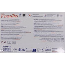 Duralex Mug Apilable Gris 26 cl Colección Versailles - Taza para el Hogar y la Cocina con Dimensiones de 10 x 7 x 9 cm (72 Unidades)