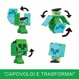 Figura intercambiable 2 en 1 minecraft 9,5 cm - modelos surtidos Figura intercambiable 2 en 1 minecraft 9,5 cm - modelos surtidos
