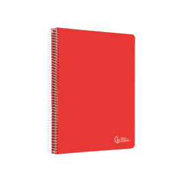 Liderpapel Cuaderno Espiral A5 Micro Witty Tapa Dura 120 Hojas 90gr Cuadro 5mm Colores Surtidos