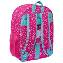 Mochila Escolar Pinypon Azul Rosa 26 x 34 x 11 cm