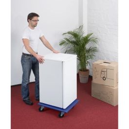 Meister carro soporte de muebles antideslizante 400 kg con 4 ruedas giratorias 95 mm 590x490 mm Meister carro soporte de muebles antideslizante 400 kg con 4 ruedas giratorias 95 mm 590x490 mm
