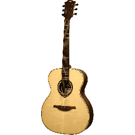 LAG Guitarra Acústica Tramontane 318 Auditorium Tapa Abeto Engelmann Macizo Natural